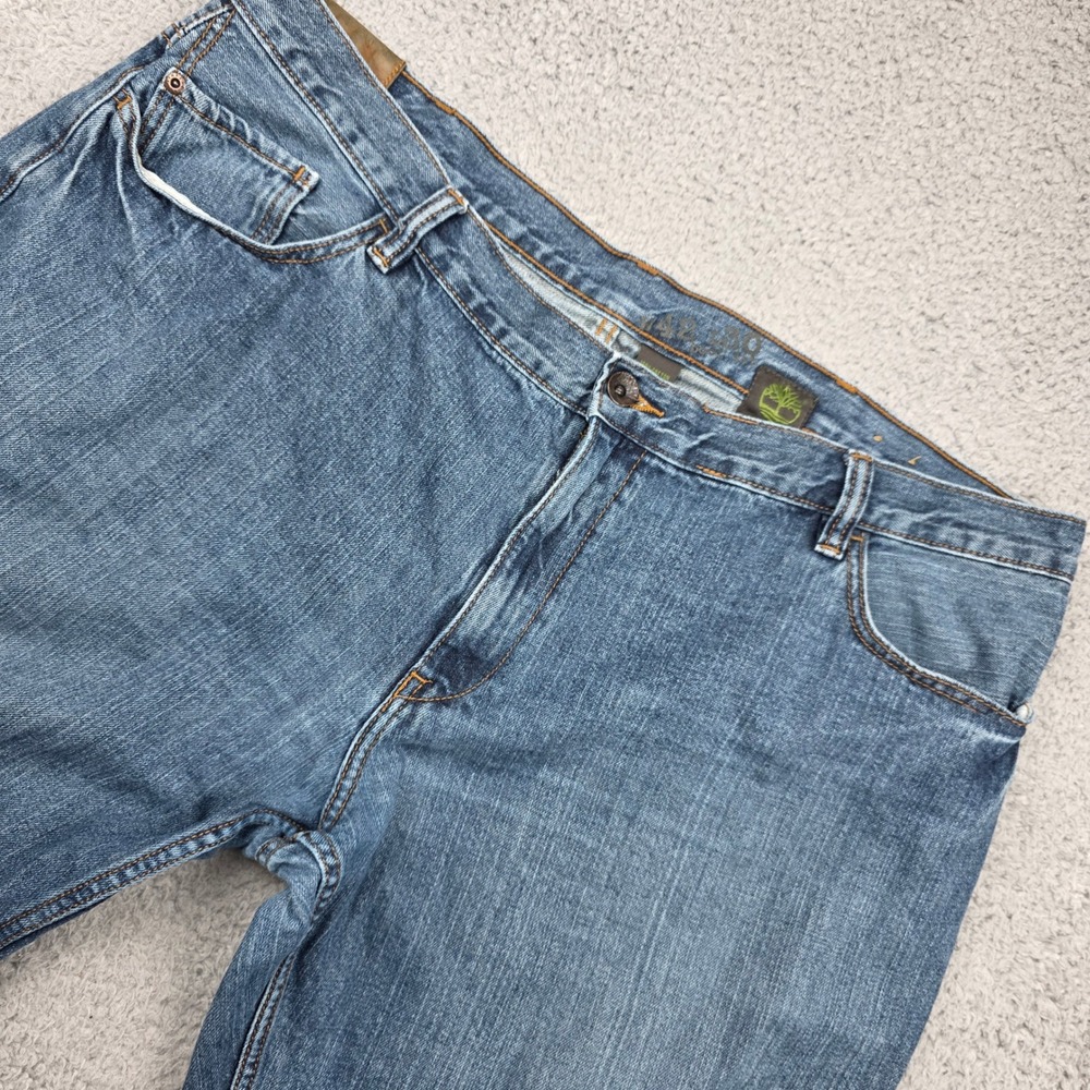 Timberland Mens‎ Jeans 42x30 Blue Denim Straight Leg Casual Pants